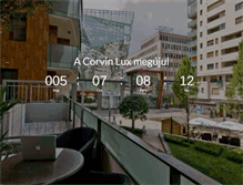 Tablet Screenshot of corvinlux.com